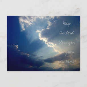 Faire-part carte postale photo 'Rayons d'espoir'