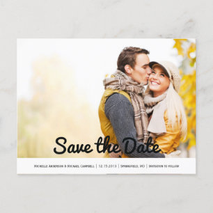 Faire-part Carte postale pour réserver la date