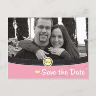 Faire-part Carte postale pour sauvegarder la date