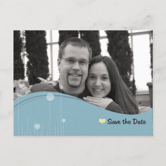 Faire-part Carte postale pour sauvegarder la date