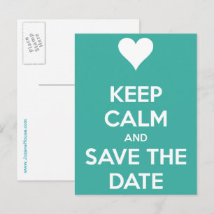 Faire-part Carte postale pour sauvegarder la date