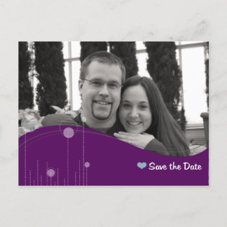 Faire-part Carte postale pour sauvegarder la date