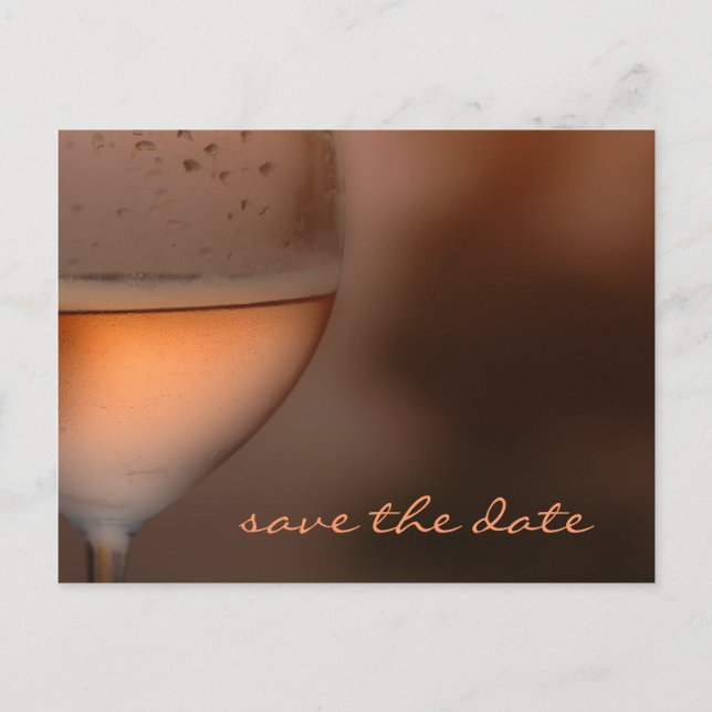 Faire-part Carte postale pour sauvegarder la date (Devant)