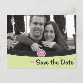 Faire-part Carte postale pour sauvegarder la date