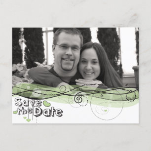 Faire-part Carte postale pour sauvegarder la date