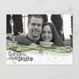 Faire-part Carte postale pour sauvegarder la date