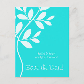 Faire-part Carte postale pour sauvegarder la date avec branch