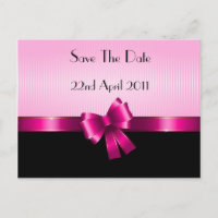 Carte postale 'Ruban à sauvegarder la date'