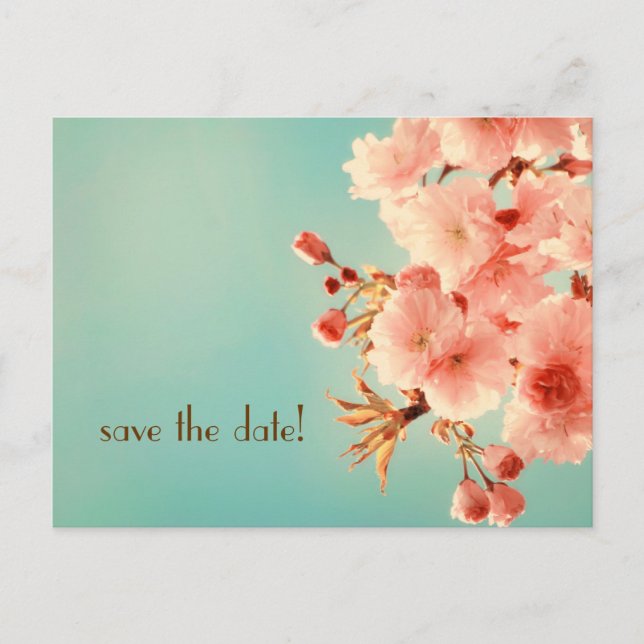 Faire-part Carte postale "sauvez la date !" (Devant)