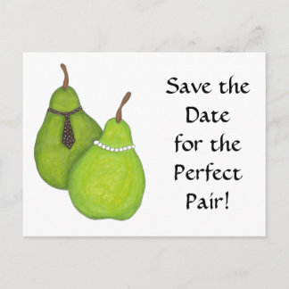 Faire-part Carte postale Save the Date Perfect Pair
