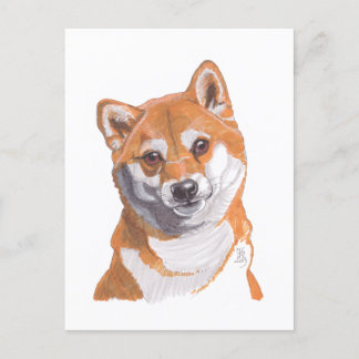 Faire-part Carte postale Shibainu 2019