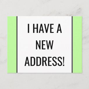 Faire-part Carte postale simple, humble et simple de nouvelle