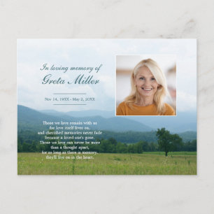 Faire-part Carte postale Smoky Mountains Memorial