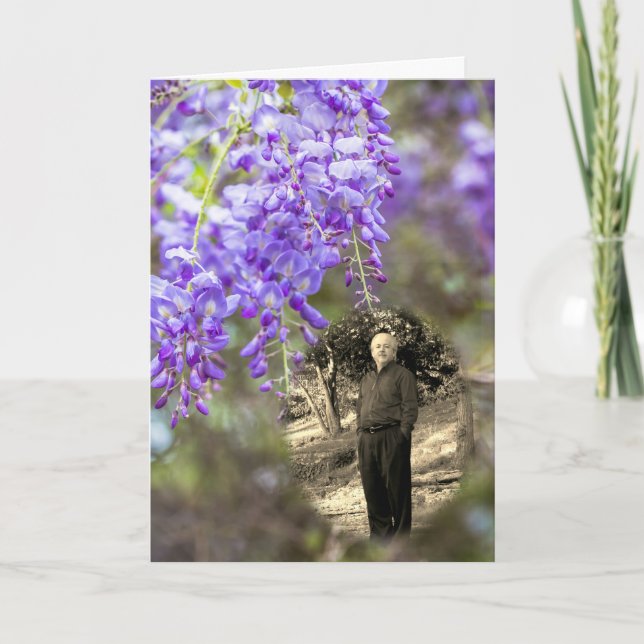 Faire-part Célébration de la Wisteria Life (Devant)