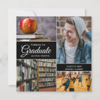 Célébrer le collage photo Graduate Hommes de grade