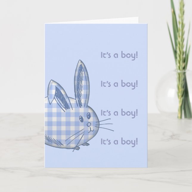 Faire-part c'est un garçon ! (Devant)