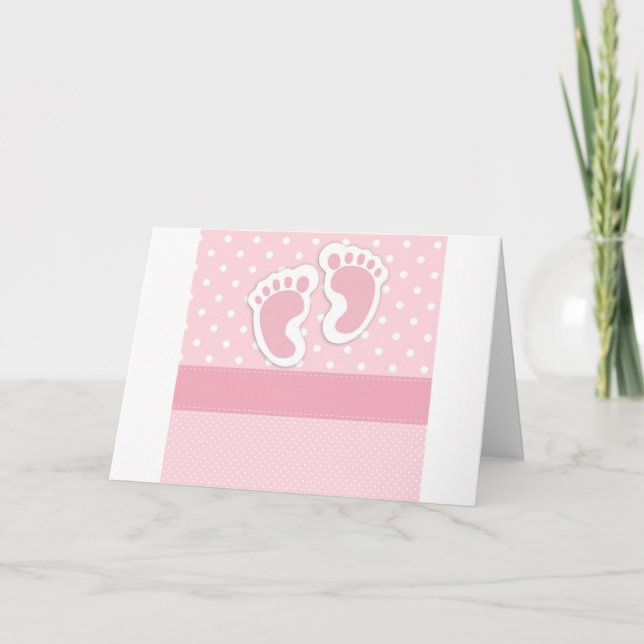 Faire-part C'est une fille ! (Devant)