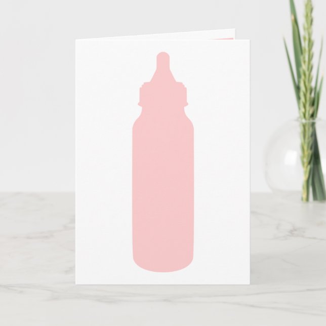 Faire-part c'est une fille ! (voir à l'intérieur) (Devant)