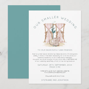 Faire-part Chaises de mariage bohème plus petites pour réduir