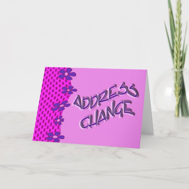 Faire-part Changement d'adresse (Devant)