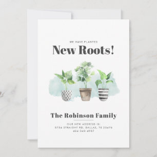 Faire-part Changement d'adresse Boho Custom Moving