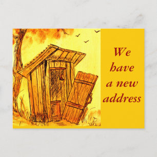 Faire-part Changement d'adresse - carte postale