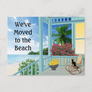 Faire-part Changement d'adresse d'aquarelle la carte postale