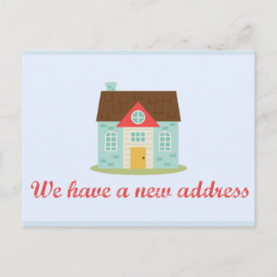 Faire-part Changement d'adresse la carte postale