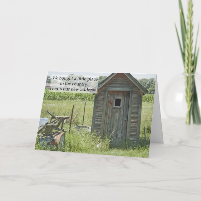 Faire-part Changement d'adresse : Lieu dans le pays (Devant)