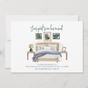 Faire-part Changement d'adresse moderne