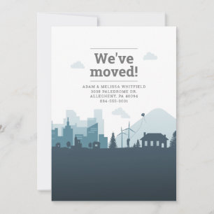Faire-part Changement d'adresse moderne Nous avons évolué