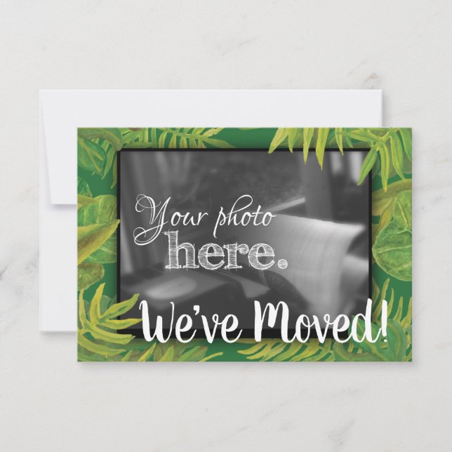 Faire-part Changement d'adresse Nous avons déménagé Bénédicti (Devant)