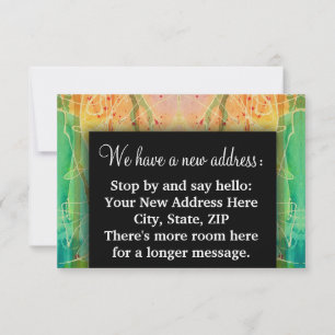 Faire-part Changement d'adresse Nous avons déménagé Maison Ch