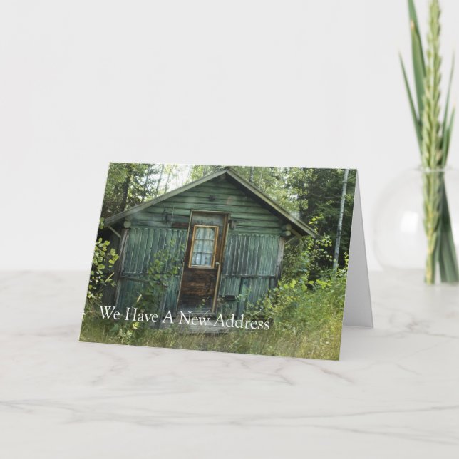 Faire-part Changement d'adresse : Woodland Home (Devant)