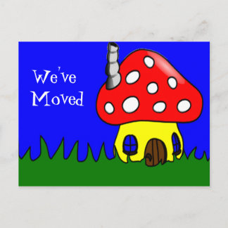 Faire-part Changer d'adresse carte postale
