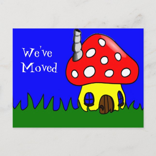 Faire-part Changer d'adresse carte postale (Devant)
