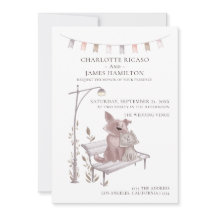 Chat et chien sur un banc animal Mariage à thème