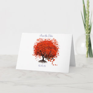 Faire-part Chemises de mariage à l'arbre rouge, cadeaux, auto