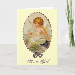 Faire-part Cherub vintage