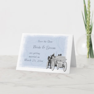 Faire-part Cheval et transport - Sauvez la date - Presque mar