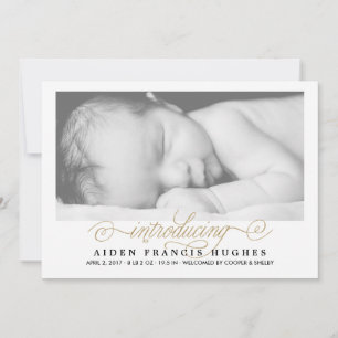 Faire-part Chic & Simple Parties scintillant Photo Annonces d