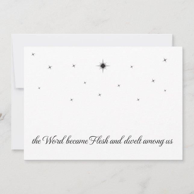 Faire-part Christian Christmas Card 2023 Design simple (Devant)