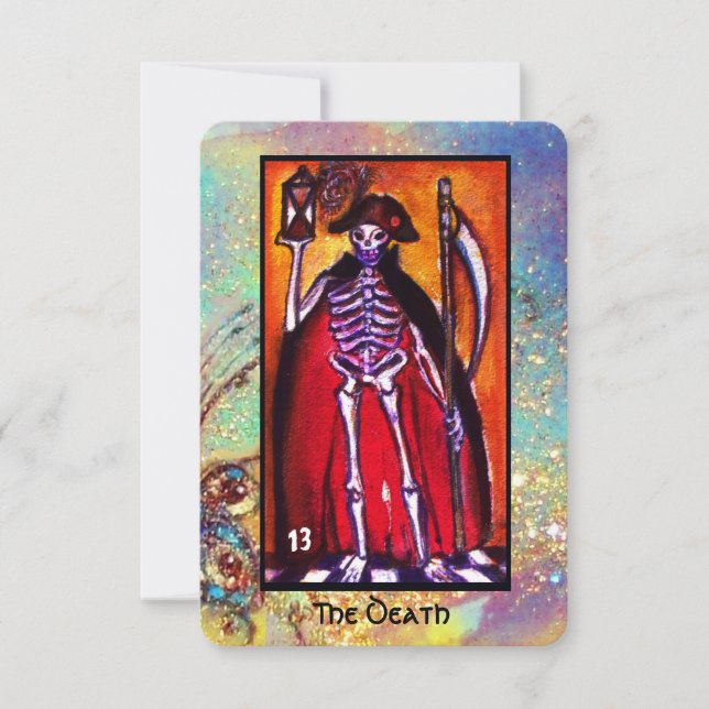 FAIRE-PART CIOTES DES OMBRES PERDUES / LA MORT (Devant)