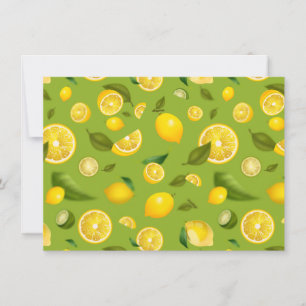 Faire-part Citron Variété 8
