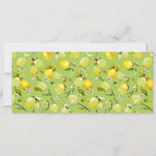 Faire-part citrons aquarelle 22