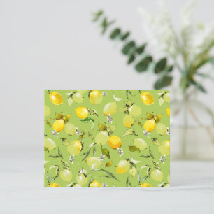 Faire-part citrons aquarelle 22
