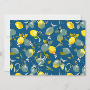 Faire-part citrons aquarelle 29