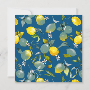Faire-part citrons aquarelle 29