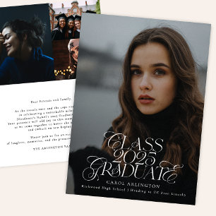 FAIRE-PART CLASSE DE 2025 DIPLÔME