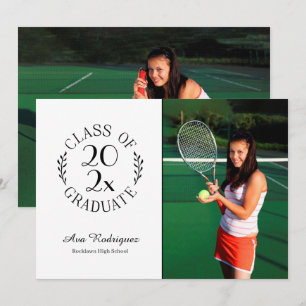 Faire-part Classe de 2025 Graduate Classic 2 Photo Graduation